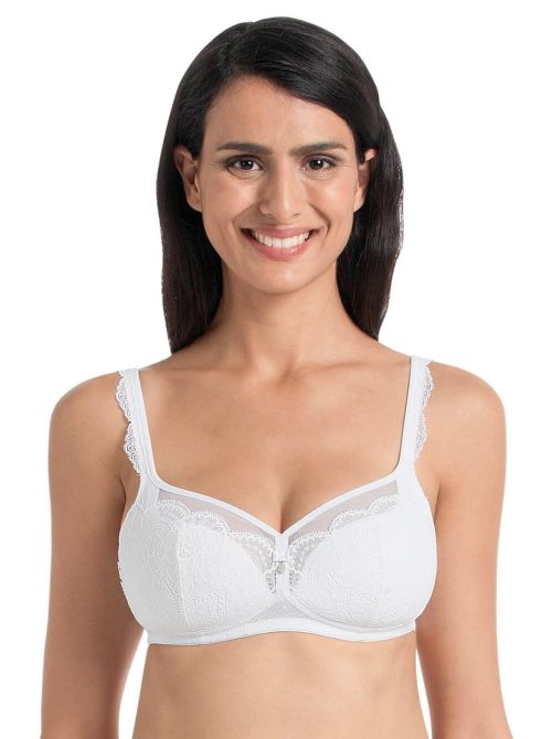 Selma 5636 wired free padded bra, white ROSA FAIA
