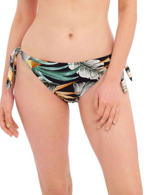 Bamboo Grove Jet Bikini Brief with laces FANTASIE SWIM