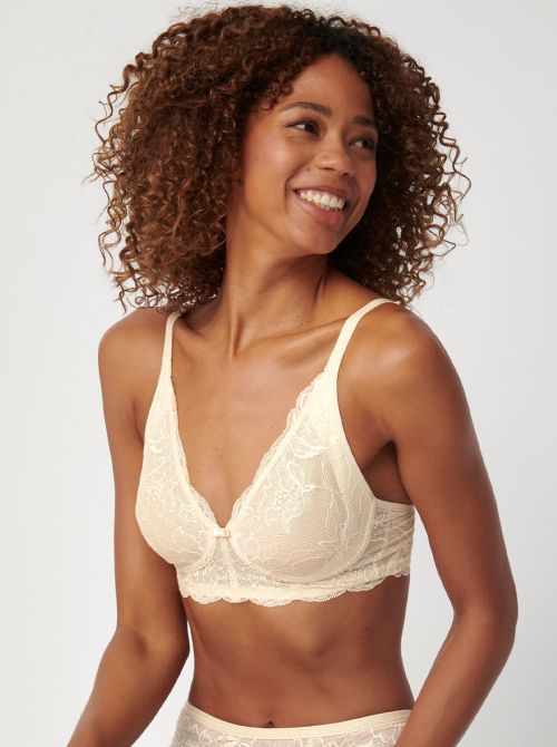 Amourette Charm N03 bralette without underwire,creamy dream