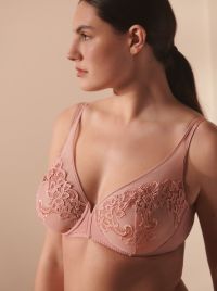 Saga bra with underwire, verona pink