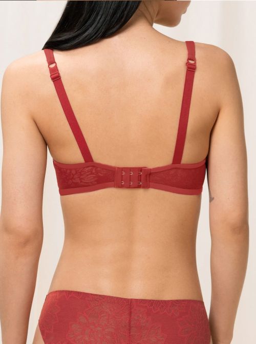 Fit Smart P non-wired bra with padding, spicy red TRIUMPH