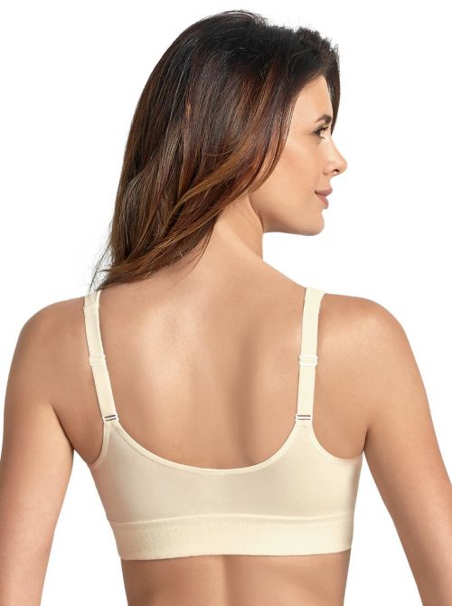 5322X Salvia Wire-free Mastectomy Bra with front opening, cream