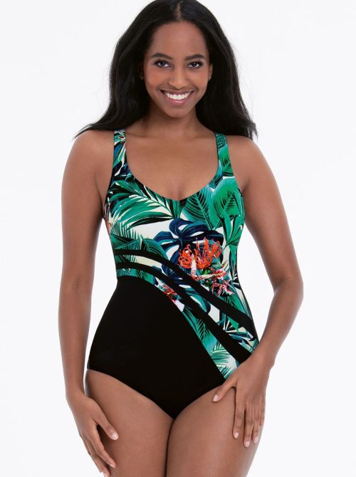 Luella one-piece swimsuit, emerald