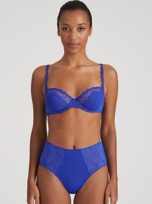 Nellie half padded bra with underwire, electric blue MARIE JO