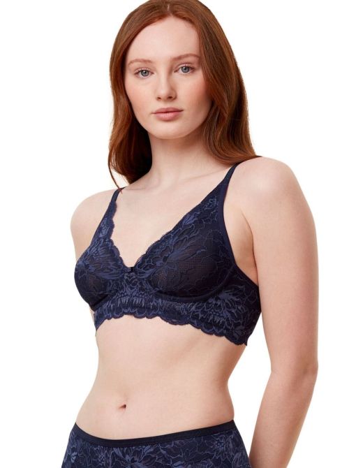 Amourette Charm T N03 bralette without underwire, sky line