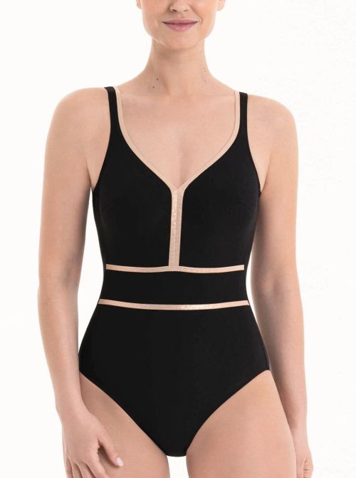 Cura one-piece swimsuit, black ANITA BEACHWEAR