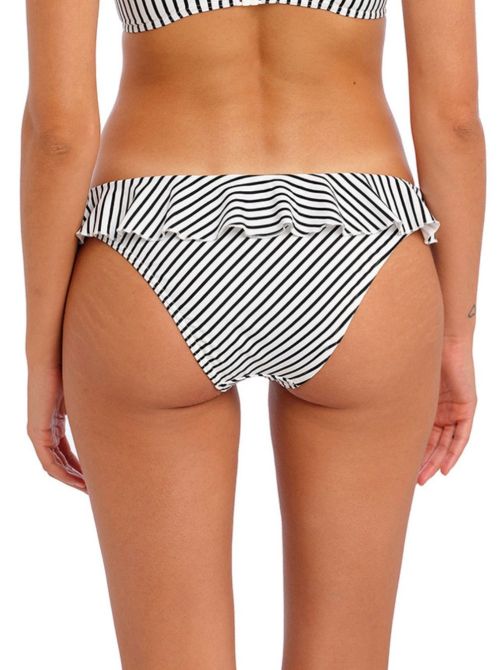 Jewel Cove plain Slip per bikini, bianco e nero