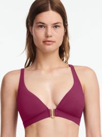 Glow bikini top, purple