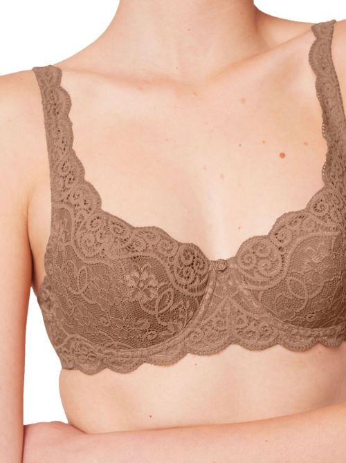 Amourette 300 WHP wired padded bra, toast