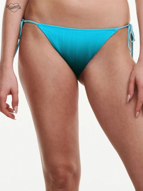 Chantelle Pulp Swim One Size slip per bikini con laccetti, blu CHANTELLE