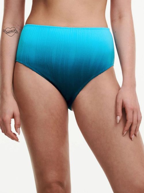 Chantelle Pulp Swim One Size slip per bikini a vita alta, blu