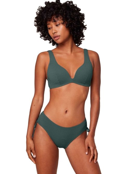 Summer Expression P 02 reggiseno per bikini, reversibile smoky green