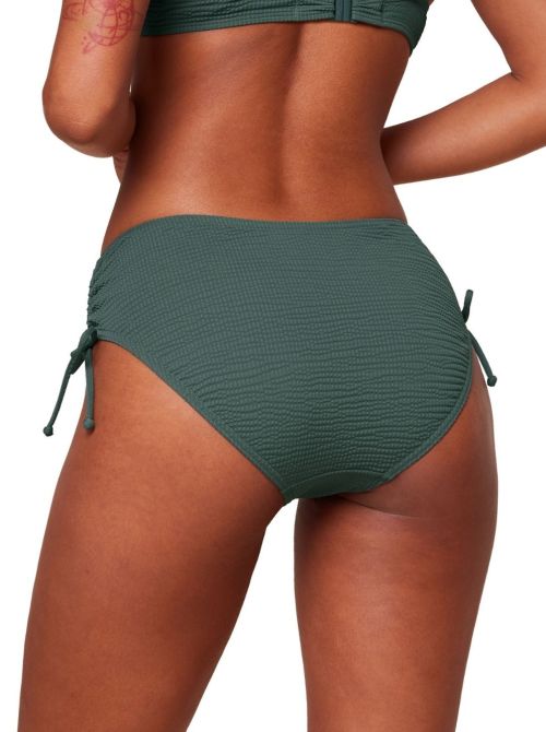 Summer Expression slip midi  per bikini, reversibile  smoky green