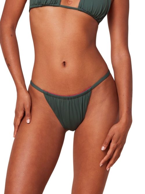 Free Smart brasiliana per bikini, reversibile smoky green e fuxia
