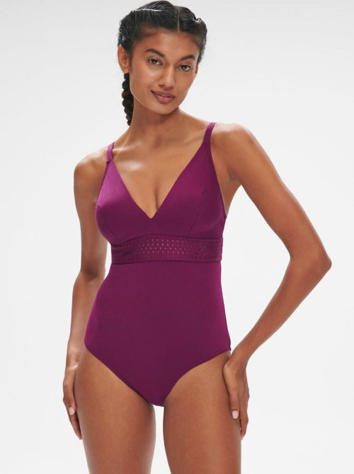 Hoya wired swimsuit, violet SIMONE PERELE BEACHWEAR