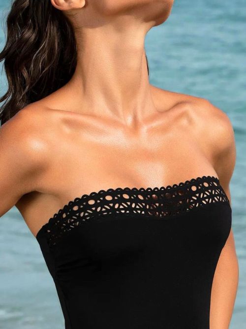 Ajourage Couture bandeau swimsuit LISE CHARMEL