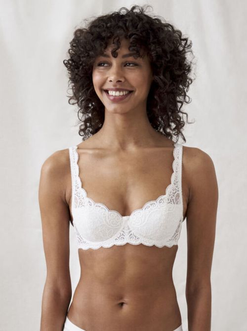 Triumph Amourette 300 WHP wired, padded bra, white Promo