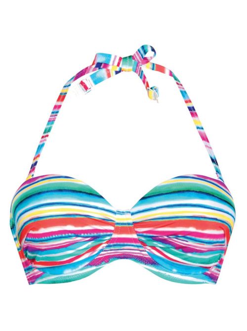 8816 Cosima reggiseno per bikini a fascia a righe multicolor