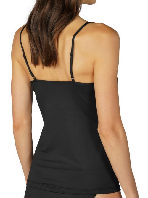 Mood Top with thin straps, black MEY