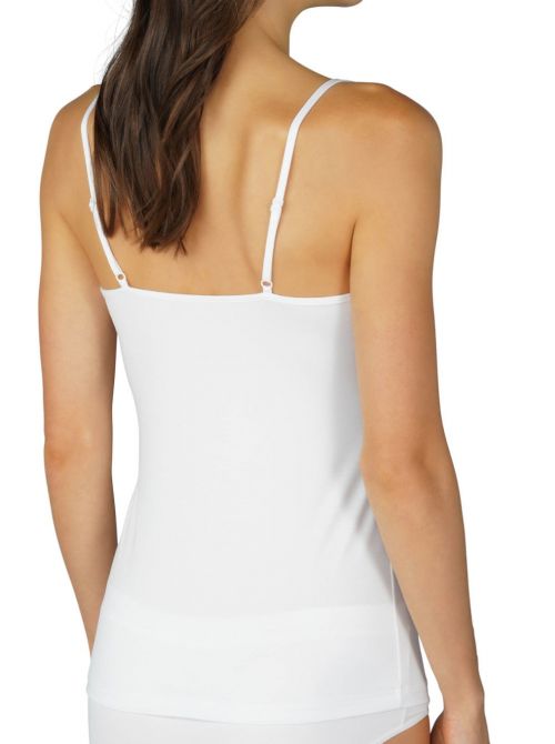 Mood Top with thin straps, white MEY