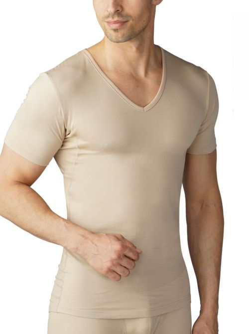 Dry cotton undershirt - shape, nude