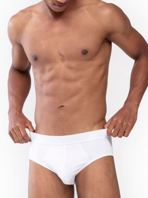 34011 Superior low waist men's briefs, white MEY