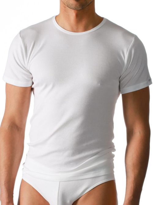 Noblesse short sleeve shirt, white MEY