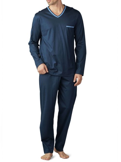 18881 men's pajamas, dark blue MEY