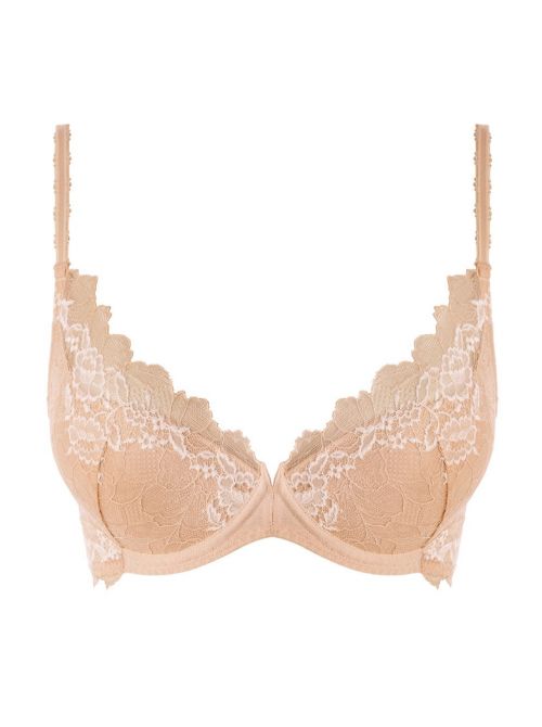 Lace Perfection Push up bra with underwire, nude