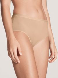 Natural Comfort high-waisted briefs, nude