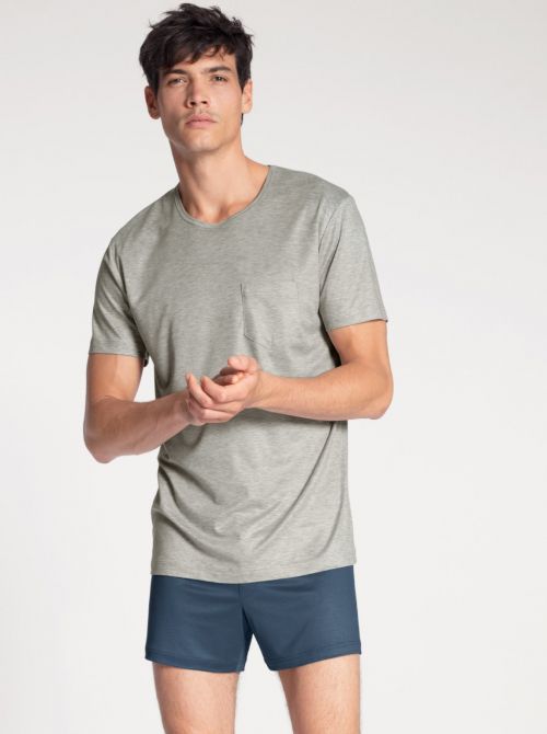 100% Nature Men's short sleeve t-shirt, gray