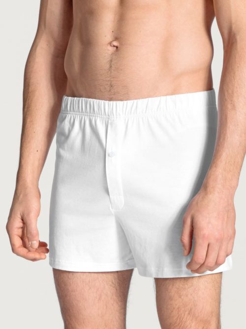 24090 Cotton Code Boxer with opening, white CALIDA