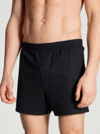 24090 Cotton Code Boxer with opening, black