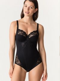 Deauville body with underwire, black