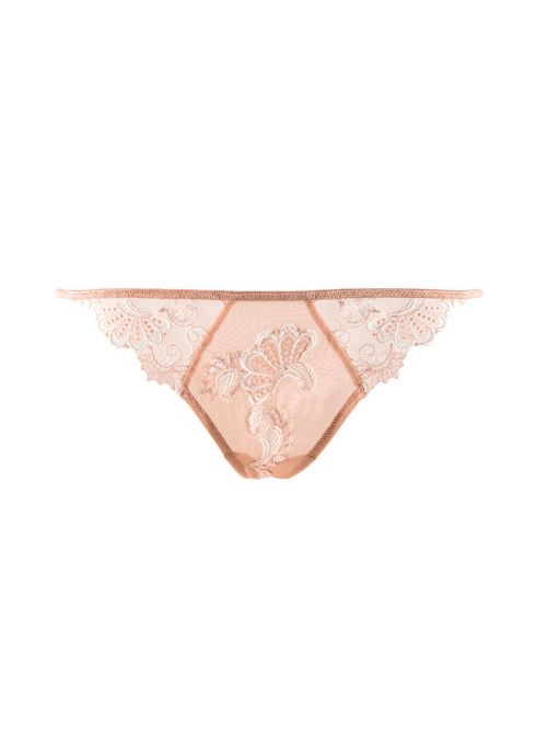 Dressing Floral Sexy thong, nude LISE CHARMEL