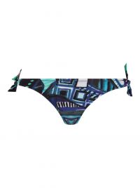 L'art premiere brazilian bikini briefs with laces, bleu premier