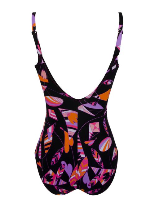 L'Amoureuse one-piece swimsuit with underwire, rose amour