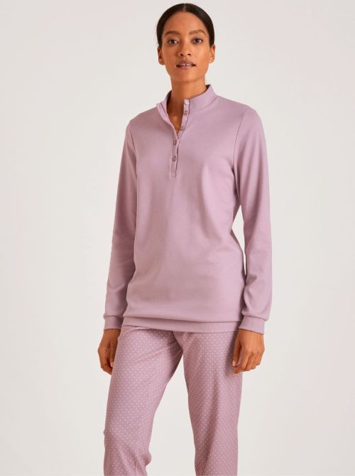 CALIDA Soft Dreams Terry Pyjama with cuff pink