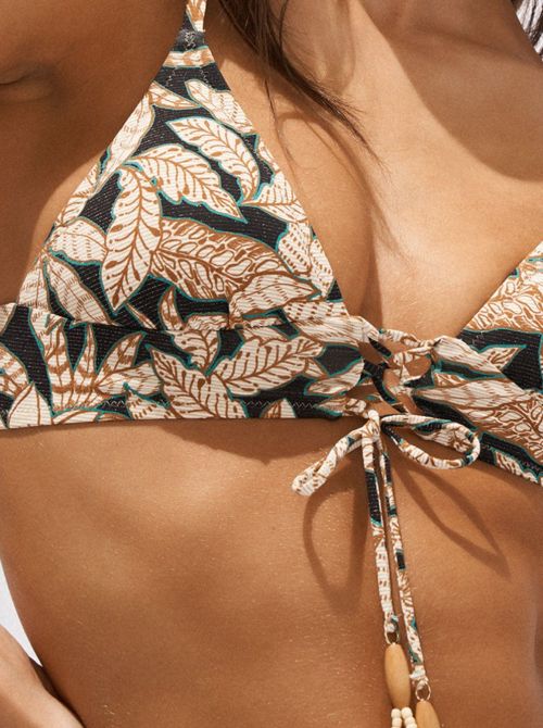 Les Cotes bikini bra , pattern