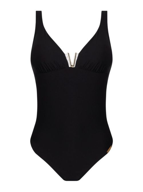 Audace Voyage no wired one piece swimsuit, black