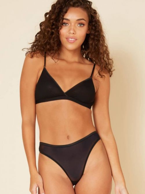 Soire Confidence bralette without underwire, black COSABELLA