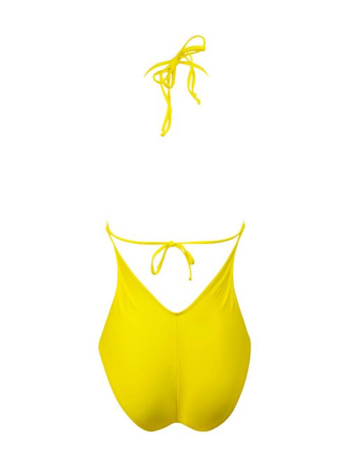 Ecocherie one piece swimsuit , yellow ANTIGEL
