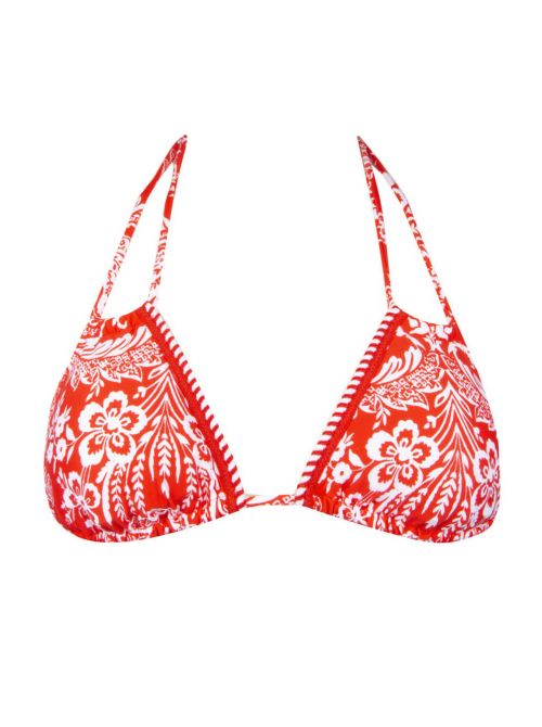 The bandana triangle padded without underwire, rouge