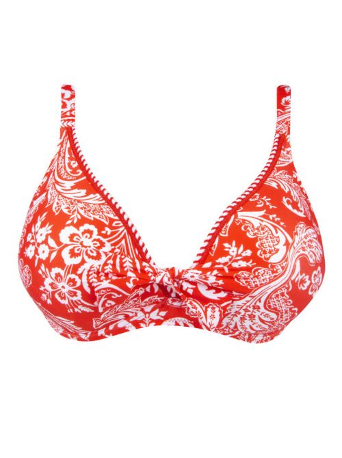 The bandana triangle with underwire, rouge ANTIGEL